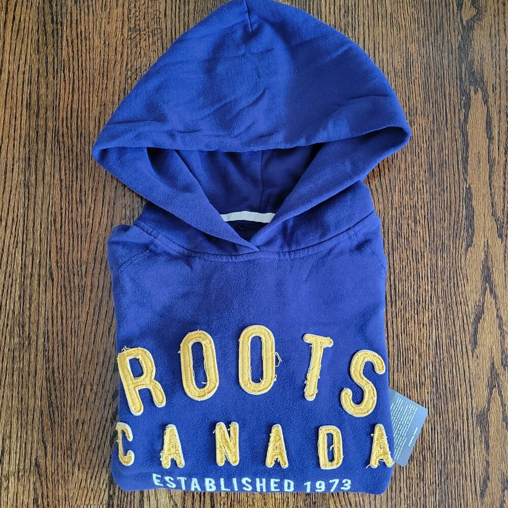 New Roots Kanga Blue Hoodie Women's Size XS Brand New With Tags NWT